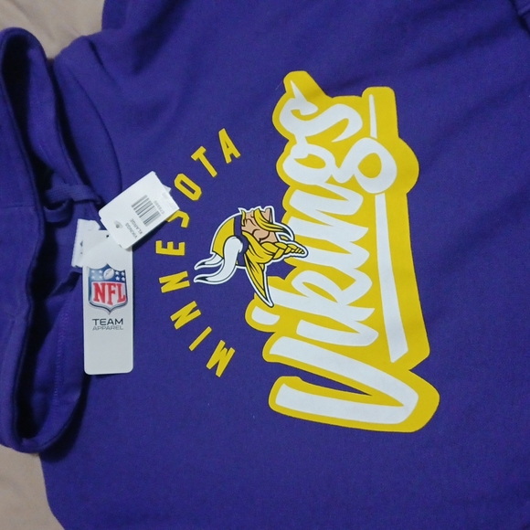 Adult L Minnesota vikings hoodie + Shot Glass - Picture 2 of 4